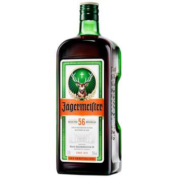Лікер Jagermeister 35% 1,75л - купити, ціни на Auchan - фото 1