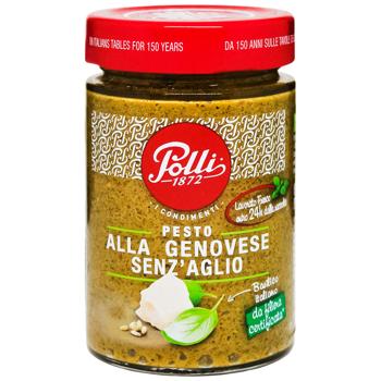 Соус Polli Песто генуезький з базиліком та сиром 190г - купити, ціни на Grono - фото 1