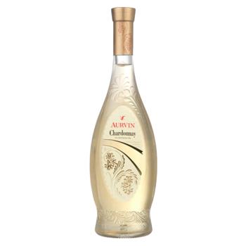 Aurvin Chardonnay White Semi-Sweet Wine 11-13% 0.75l - buy, prices for NOVUS - photo 1