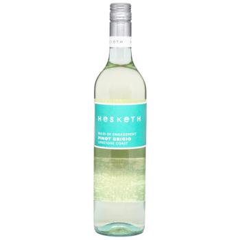 Вино Hesketh Піно Гріджо 0,75л біле сухе 12% (Австралія) - купить, цены на КОСМОС - фото 1