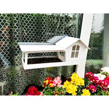 House for Birds House Plastic Window Bird Feeder 15x37x12.5cm - buy, prices for - photo 5