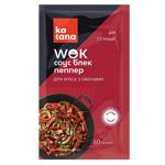 Katana Wok Black Pepper Sauce for Meat and Vegetables 60ml