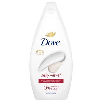 Гель для душа Dove Silky Velvet 450мл - купить, цены на Таврия В - фото 1