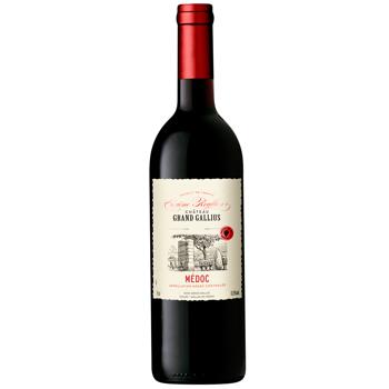 Вино Chateau Medoc Eugene Reulier красное сухое 13,5% 0,75л - купить, цены на Cупермаркет "Харьков" - фото 1