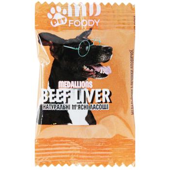 MB Foody Beef Liver Medallions Dog Treats 4g - buy, prices for Auchan - photo 1