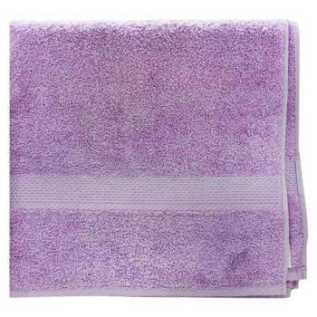 Полотенце махровое 70х140см в ассортименте - купить, цены на Чудо Маркет - фото 1