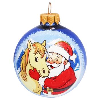 ASK Symbol of the Year Glass Christmas Ball with Pattern 6.5cm in Assortment - buy, prices for ULTRAMARKET - photo 7