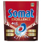 Somat Excellence 4 in 1 Dishwasher Tablets 30pcs