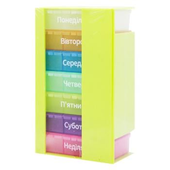 MVM Green Organizer for Pills 86x47x142mm - buy, prices for Za Raz - photo 1