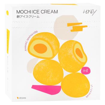 Honey Pineapple-Passion Fruit Vegan Mochi 4pcs 160g - buy, prices for Epicentr FOOD - photo 1