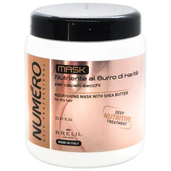 Brelil Numero Nourishing hair mask with shea butter 1l