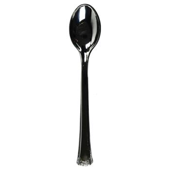 Metal Imitation Set of Disposable Spoons 12cm 25pcs