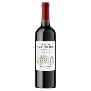 Вино Chateau Haut-Philippon красное сухое 12% 0,75л - купить, цены на NOVUS - фото 1