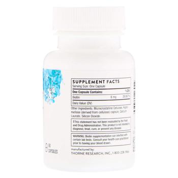 Thorne Research Biotin-8 Biotin 60 capsules - buy, prices for Biotus - photo 2