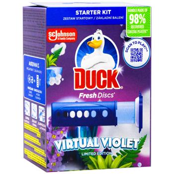 Duck Virtual Violet Toilet Cleaning Discs - buy, prices for Auchan - photo 2