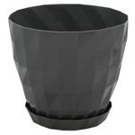 Sumela Anthracite Flower Pot with Stand 1.15l