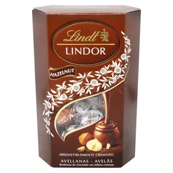 Lindt Lindor Milk Chocolate with Hazelnut Candies 200g - buy, prices for WINETIME - photo 1