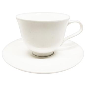 Ceramic Cup with Saucer 220ml - buy, prices for Tavria V - photo 1