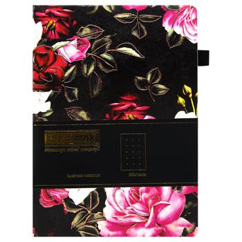 Buromax Cherie Black Business Notebook A5 96 sheets - buy, prices for MegaMarket - photo 1