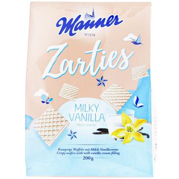 Вафлі Manner Zarties молочна ваніль 200г - купити, ціни на Grono - фото 2