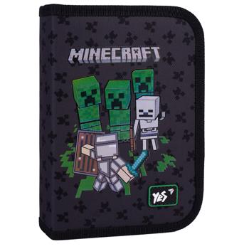 Пенал Yes Minecraft Team твердий одинарний з клапаном
