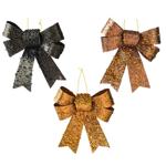 Decoris Bow Decoration 11x10cm in assortment