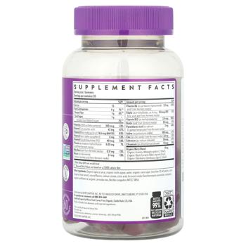 Мультивітаміни для дітей, Kid's Multivitamin, New Chapter, смак ягідно-цитрусовий, 60 жувальних цуке - купить, цены на Biotus - фото 2