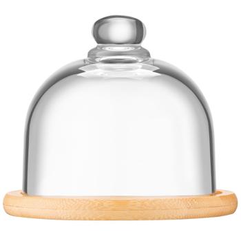 Ardesto Bamboo Dish with Glass Lid 12cm - buy, prices for ULTRAMARKET - photo 4