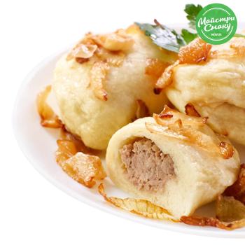 Вареники домашние паровые с мясом