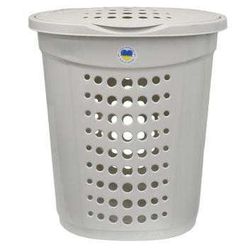 Кошик для білизни Алеана 500x390x590мм 60л біла троянда