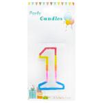 Number 1 Cake Candle