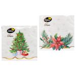 Silken New Year's Composition 3-Ply Table Napkins 33x33cm 18pcs