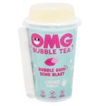 OMG Bubble Tea Sour Bubble Gum Ice Flower Tea with Lychee Flavored Balls 265ml