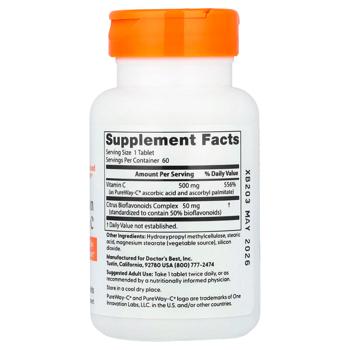 Vitamin c Doctor's best 60pcs Usa - buy, prices for Biotus - photo 2