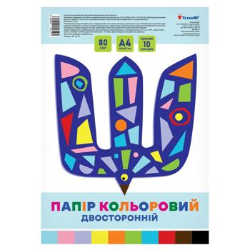 TechnoYug Double-Sided Colour Paper A4 10 Sheets