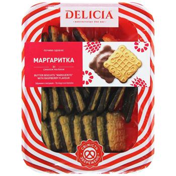 Delicia Marguerite Butter Biscuits with Raspberry Flavour 350g - buy, prices for - photo 2