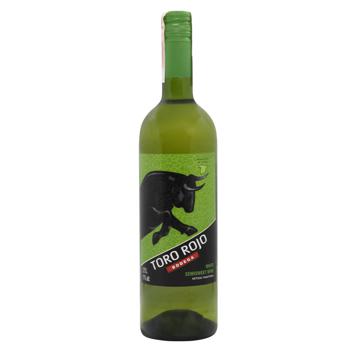 Toro Rojo White Semi-sweet Wine 11% 0.75l - buy, prices for MegaMarket - photo 1