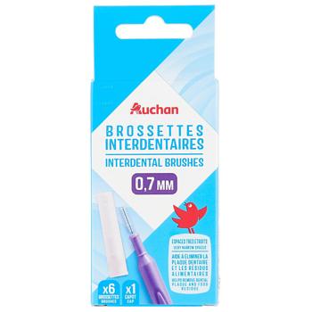 Auchan Interdental Brushes 0.7mm 5pcs - buy, prices for Auchan - photo 1