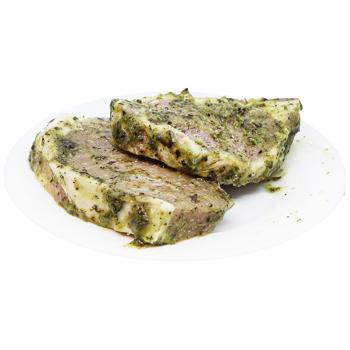 Корейка свиная Auchan без кости в маринаде Французский сад - купить, цены на Auchan - фото 2