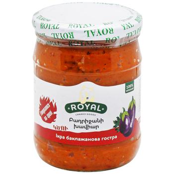 Ікра Royal баклажанна гостра 500г