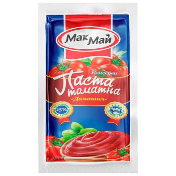 Паста томатная Мак Май Домашняя 25% 70г - купить, цены на МегаМаркет - фото 1