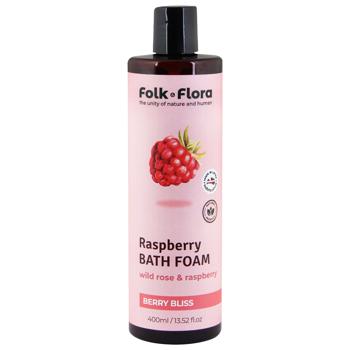 Folk&Flora Raspberry Bath Foam 400ml