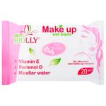 Салфетки влажные Biolly Make up для снятия макияжа 20шт