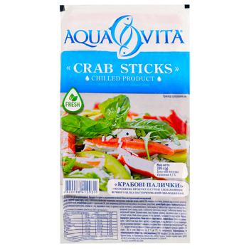 Крабові палички Aqua Vita охолоджені 200г - купити, ціни на ULTRAMARKET - фото 1