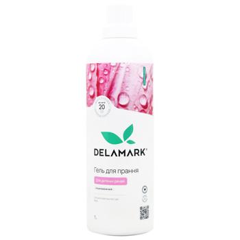 DeLaMark Royal Powder Phosphate-Free Liquid Concentrated Washing Gel for Children's Clothes 1l - buy, prices for Za Raz - photo 1