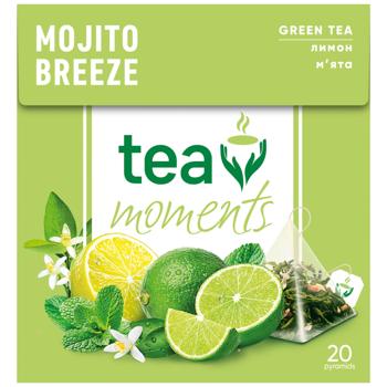 Tea Moments Mojito Breeze Green Tea 1.7g*20pcs - buy, prices for Chudo Market - photo 2
