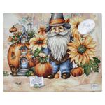 Provence Pumpkin Gnomes Tapestry Tablecloth 40*140cm