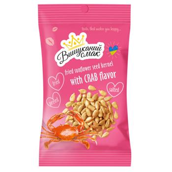 Vyshukanyi Smak Crab Flavored Roasted Sunflower Seeds Kernel 80g