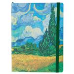 Записная книжка Kiri sketch Ван Гог Пшеничное поле с кипарисом 192 листов