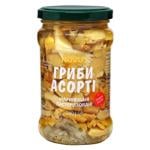 Ассорти из грибов Novus маринованные 280г